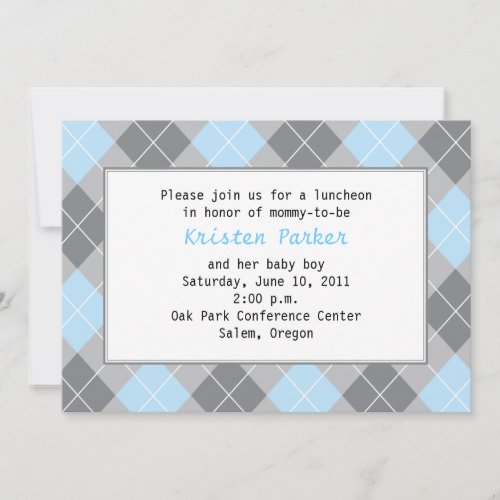 Smart Baby Boy Invitation