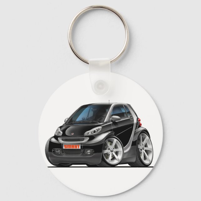 Smart Black Car Keychain (Front)