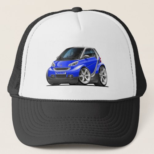 Smart Blue Car Trucker Hat