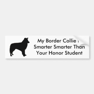 Smart Border Collie Bumper Sticker