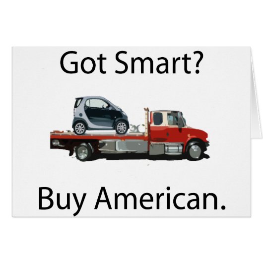 Smart Car Buy American Cards (Front Horizontal)