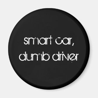 smart car,dumb driver magnet