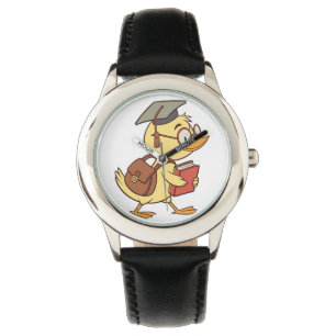 Smart Cartoon Duck Student Graduation Watch