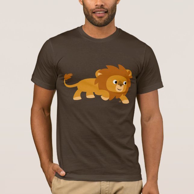 Smart Cartoon Lion T-shirt (Front)