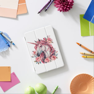 Smart case for iPad with unicorn .