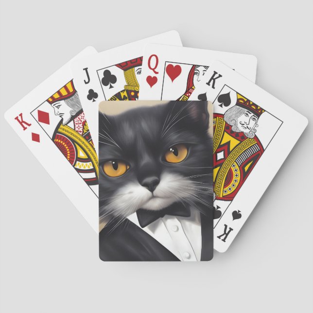 Smart Cat Poker Cards (Back)
