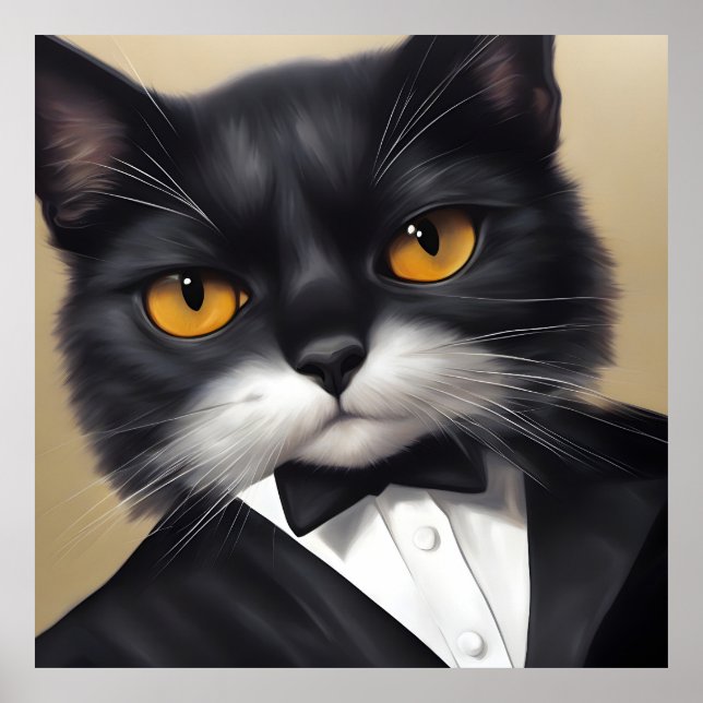 Smart Cat Poster (Front)