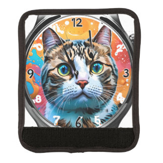 Smart Cat Watch Luggage Handle Wrap