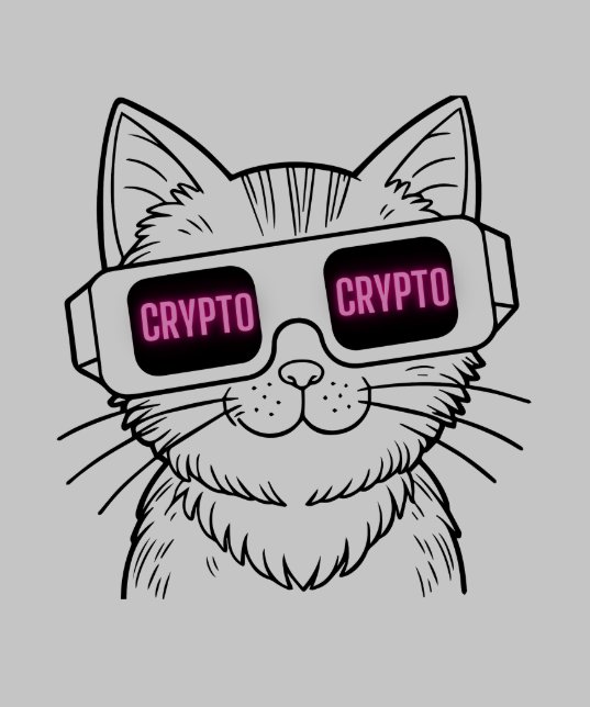 Smart Cat with Crypto Glass Hoodie (Hem)