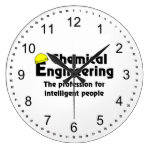 Smart Chemical Engineer Large Clock