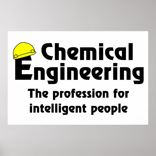Smart Chemical Engineer Poster (Front)