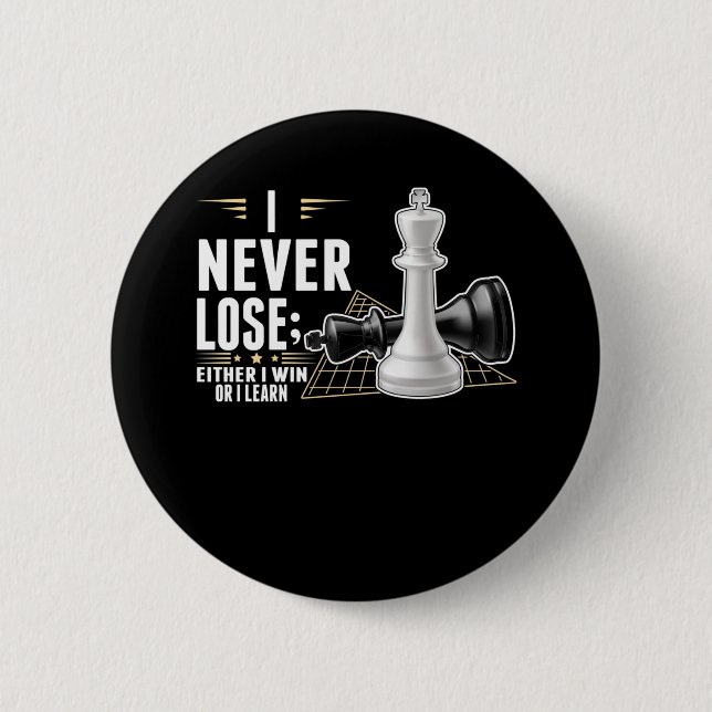 Smart Chess Player Intelligent Board game Button (Front)