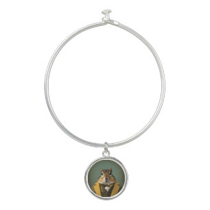 Smart Chipmunk Bangle Bracelet