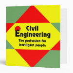 Smart Civil Engineer Block 3 Ring Binder