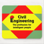 Smart Civil Engineer Block Mouse Pad