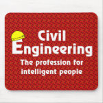 Smart Civil Engineer Mouse Pad