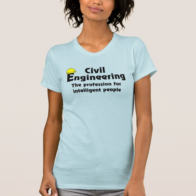 Smart Civil Engineer T-Shirt (Front)
