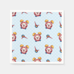 Smart Clock Collection - Blue Napkins