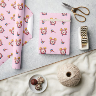 Smart Clock Collection - Pink Wrapping Paper