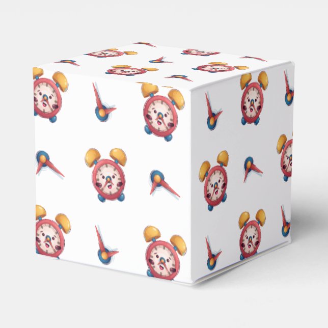 Smart Clock Collection - White Favor Boxes (Back Side)