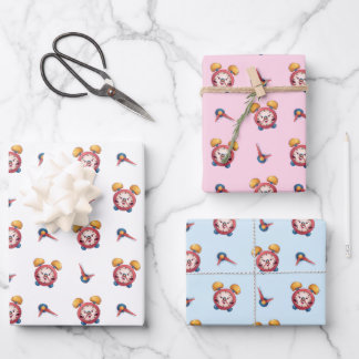Smart Clock Collection Wrapping Paper Sheets