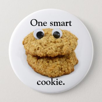Smart Cookie Button by KKHPhotosVarietyShop at Zazzle