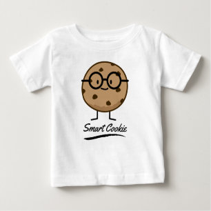 Smart Cookie Chocolate Chip Cookies Glasses Baby T-Shirt