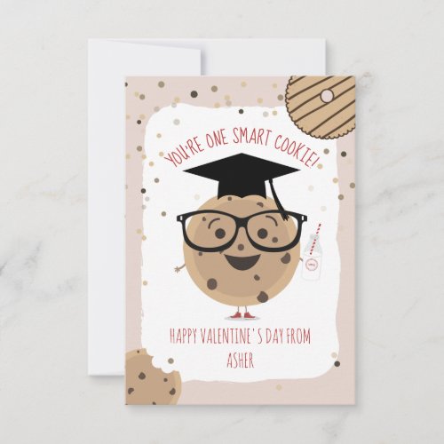 Smart Cookie Classroom Photo Valentine Card