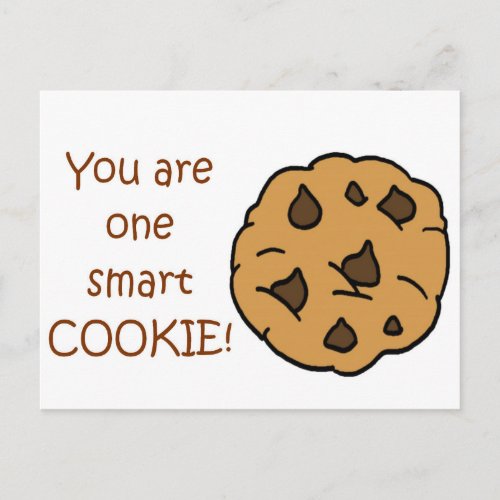 Smart Cookie _ Funny Quote Postcard