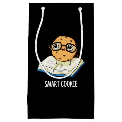 Smart Cookie Funny Snack Pun Dark BG Small Gift Bag