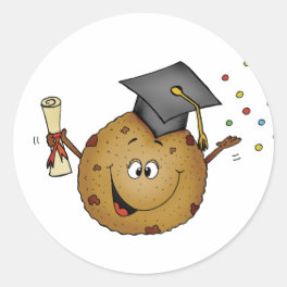 Smart Cookie Graduation Gift Classic Round Sticker
