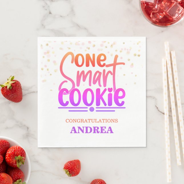  Smart Cookie Graduation Party Napkins (Insitu)