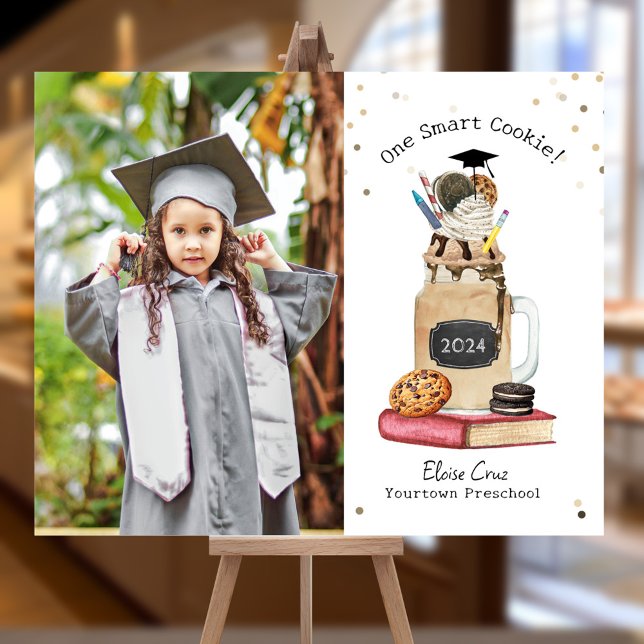 Smart Cookie Milkshake Graduate Photo  Foam Board (Creator Uploaded)
