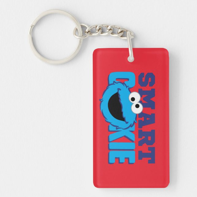 Smart Cookie Monster Keychain (Front)