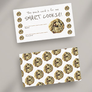 Smart Cookie Teacher Behavior Reward Punch Card