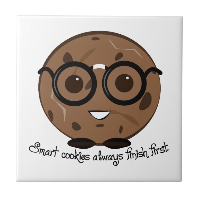 Smart Cookies 2 Ceramic Tile (Front)