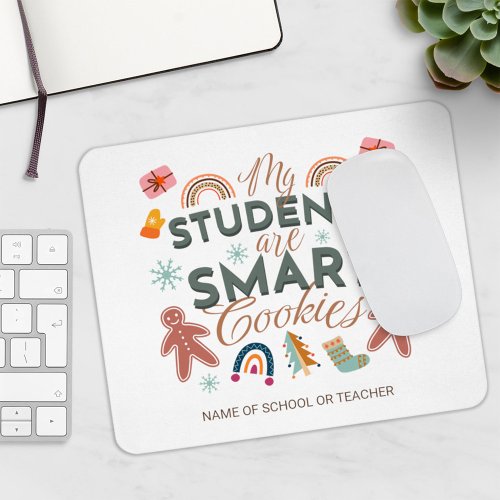 Smart Cookies Boho Christmas Mouse Pad