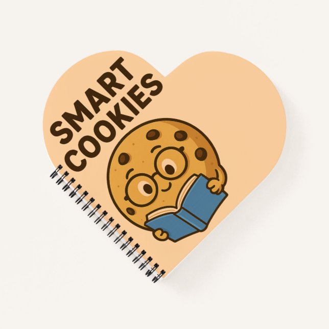 Smart Cookies – Learn, Grow, Shine 🍪📚 Notebook (Front)