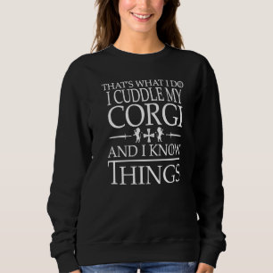 Smart Corgi Dog Owners Premium Sweatshirt