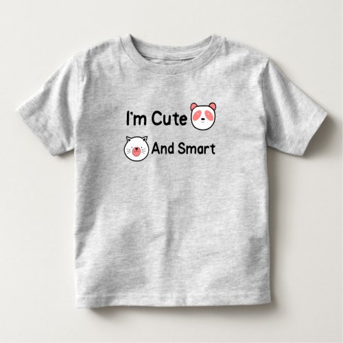 Smart Cute Dog Cat Pet  Toddler T_shirt