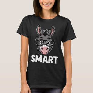 Smart Donkey Funny T-Shirt