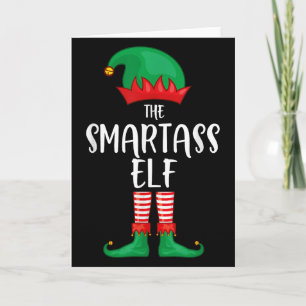 Smart Elf Christmas Party Matching Family Group Pa Card