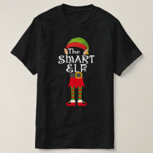 smart elf family matching christmas T-Shirt