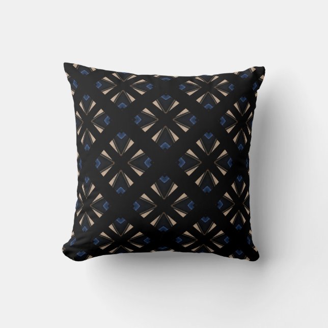 Smart Fashion Graphic Floral  Throw Pillow (Front)
