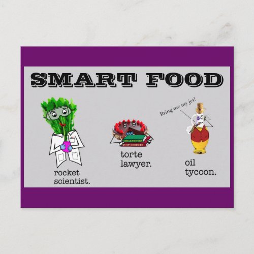 Smart Food postcards