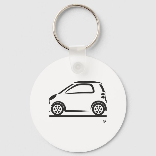 Smart Fortwo Side Keychain (Front)