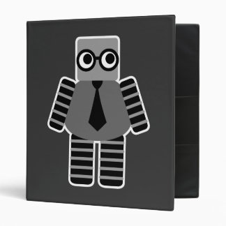 Smart Geek Robot 3 Ring Binder