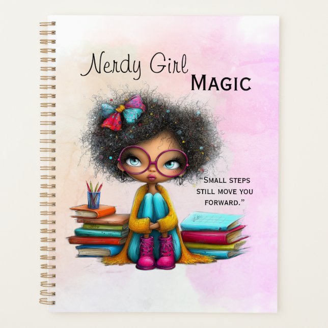 Smart Girl Motivational Study Planner (Front)