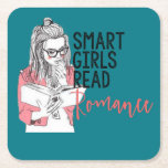 Smart Girls Read Romance Coaster at Zazzle