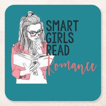 Smart Girls Read Romance Coaster by Smart_Girls_Read_Rom at Zazzle